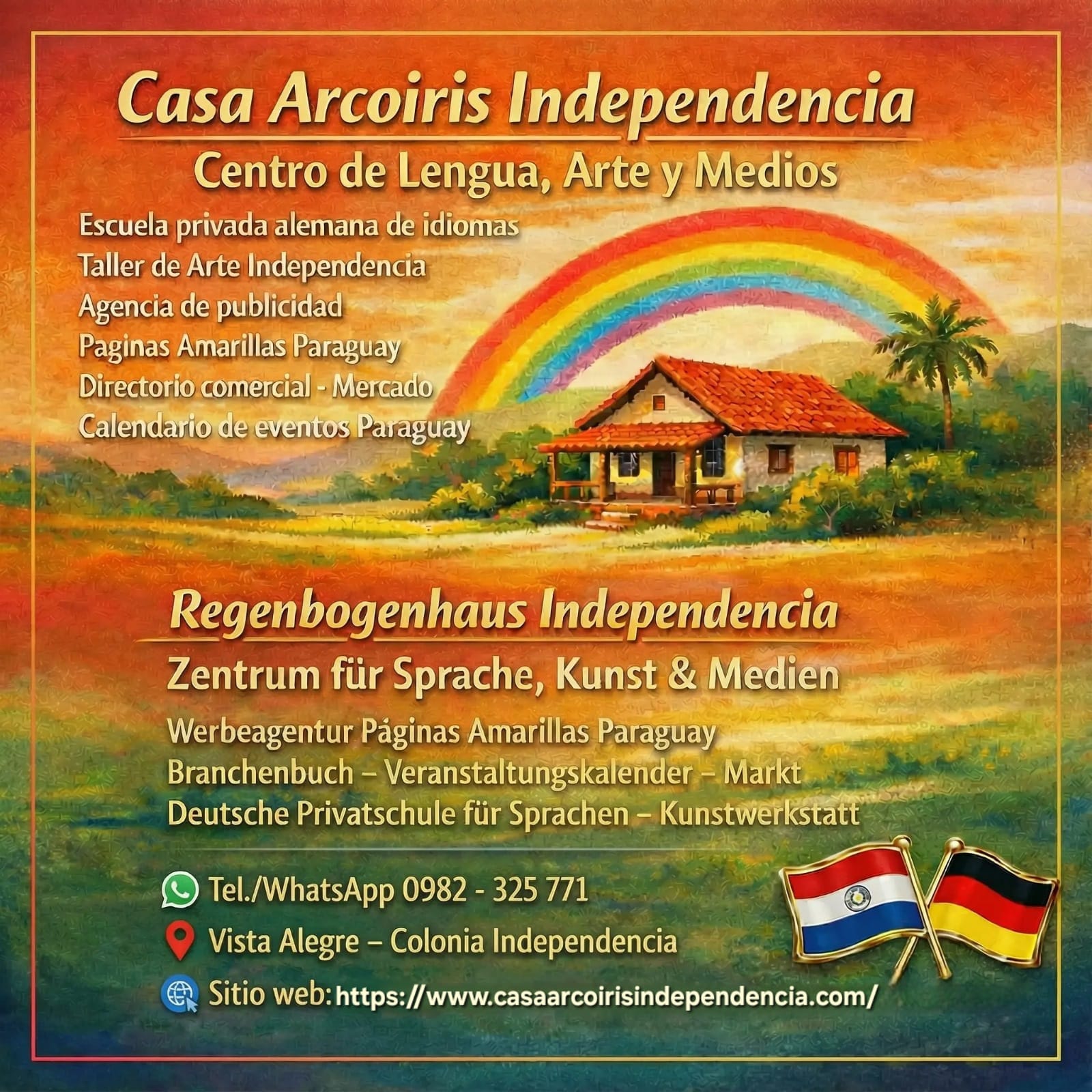 Casa Arcoiris Independencia - Regenbogenhaus - Sitio Web - Haga clic aquí