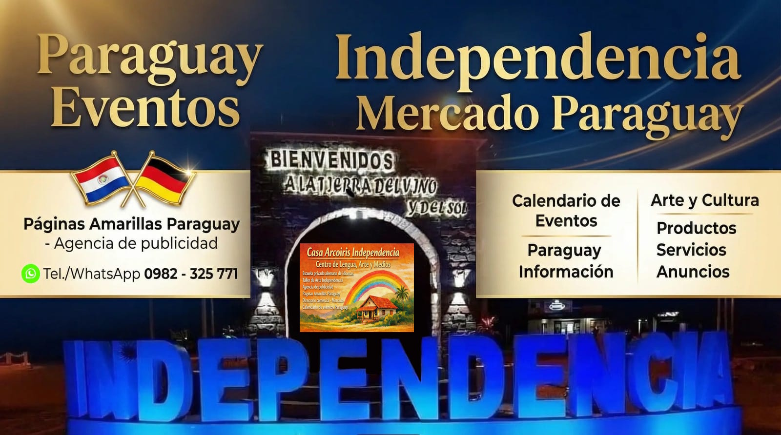 Independencia Mercado y Calendario de Eventos Paraguay en Facebook - Haga clic aquí