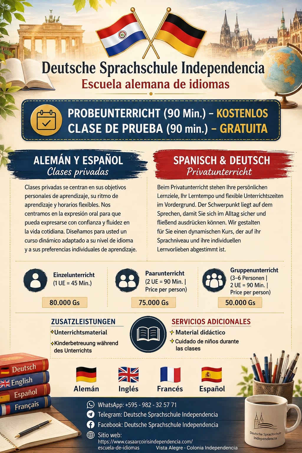 Escuela alemana de idiomas Independencia - Escuela Privada - Deutsche Sprachschule Independencia - Privatschule