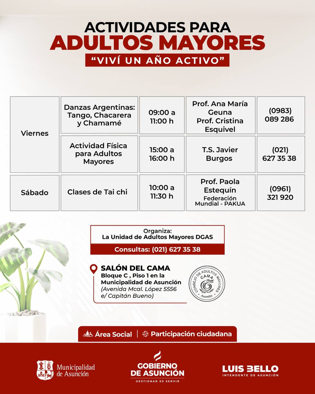 📱Informes: 021 627 35 38